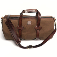 Mala Duffle Bandeirantes Marrom, vista frontal – DANTE Capelli