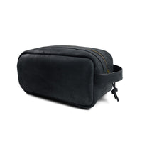 Necessaire em Couro Preta, vista frontal – DANTE Capelli