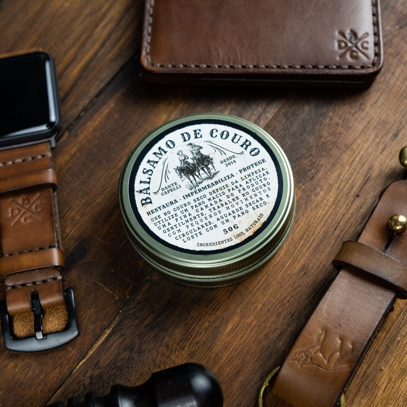 Bálsamo de Couro Natural, textura do produto – DANTE Capelli