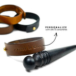 Bracelete de Couro Couro Cru, imagem promocional – DANTE Capelli
