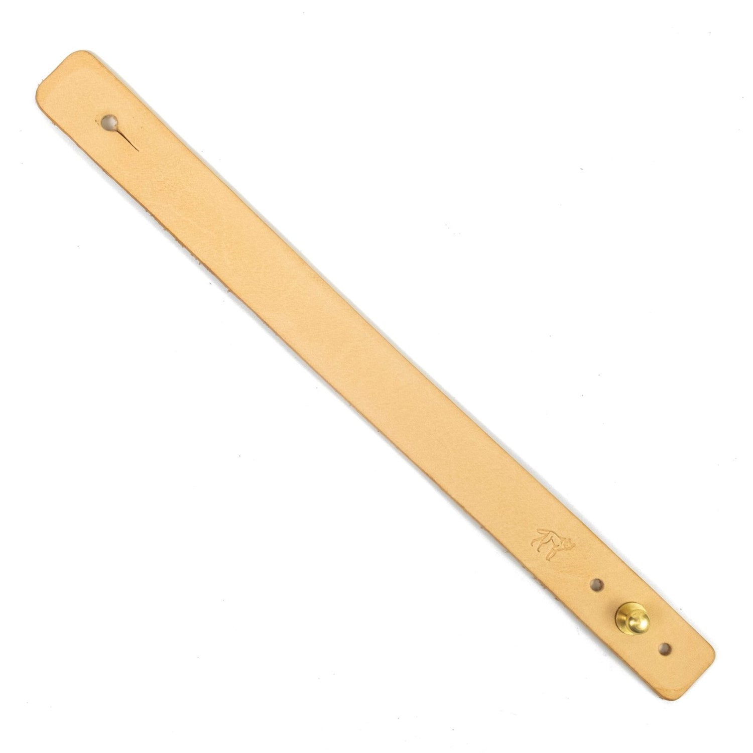 Bracelete de Couro Couro Cru, vista frontal – DANTE Capelli