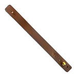 Bracelete de Couro Marrom, vista frontal – DANTE Capelli