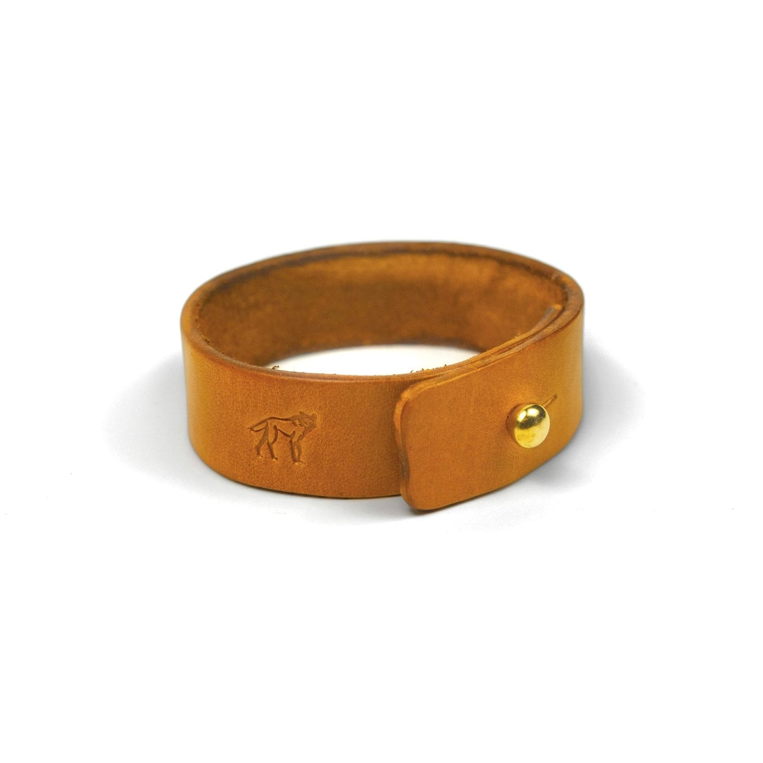 Bracelete de Couro Savana, detalhe do fecho – DANTE Capelli