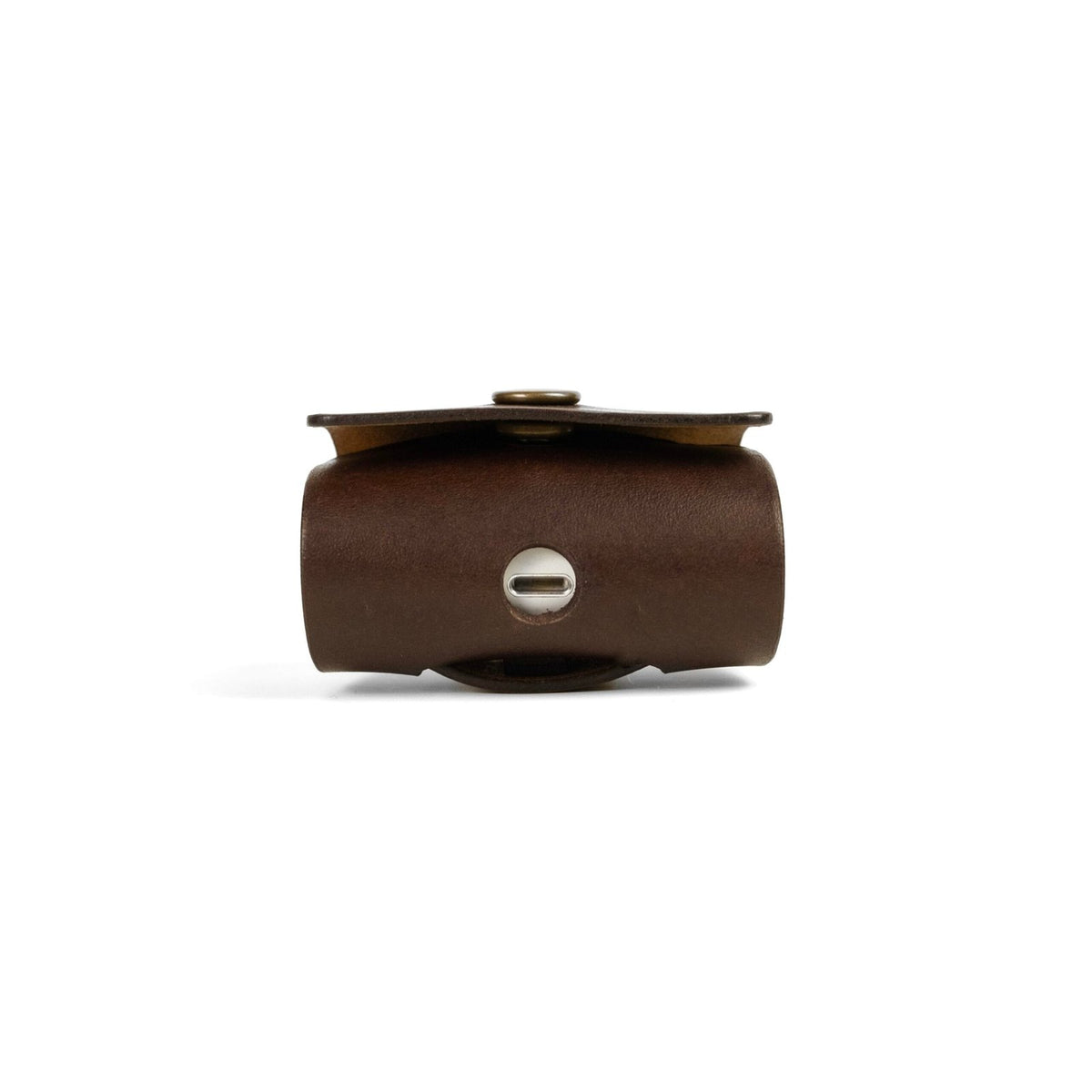 Capa de Couro AirPods Marrom, terceiro still – DANTE Capelli