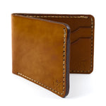 Carteira de Couro Bifold No.7 Savana, vista frontal – DANTE Capelli
