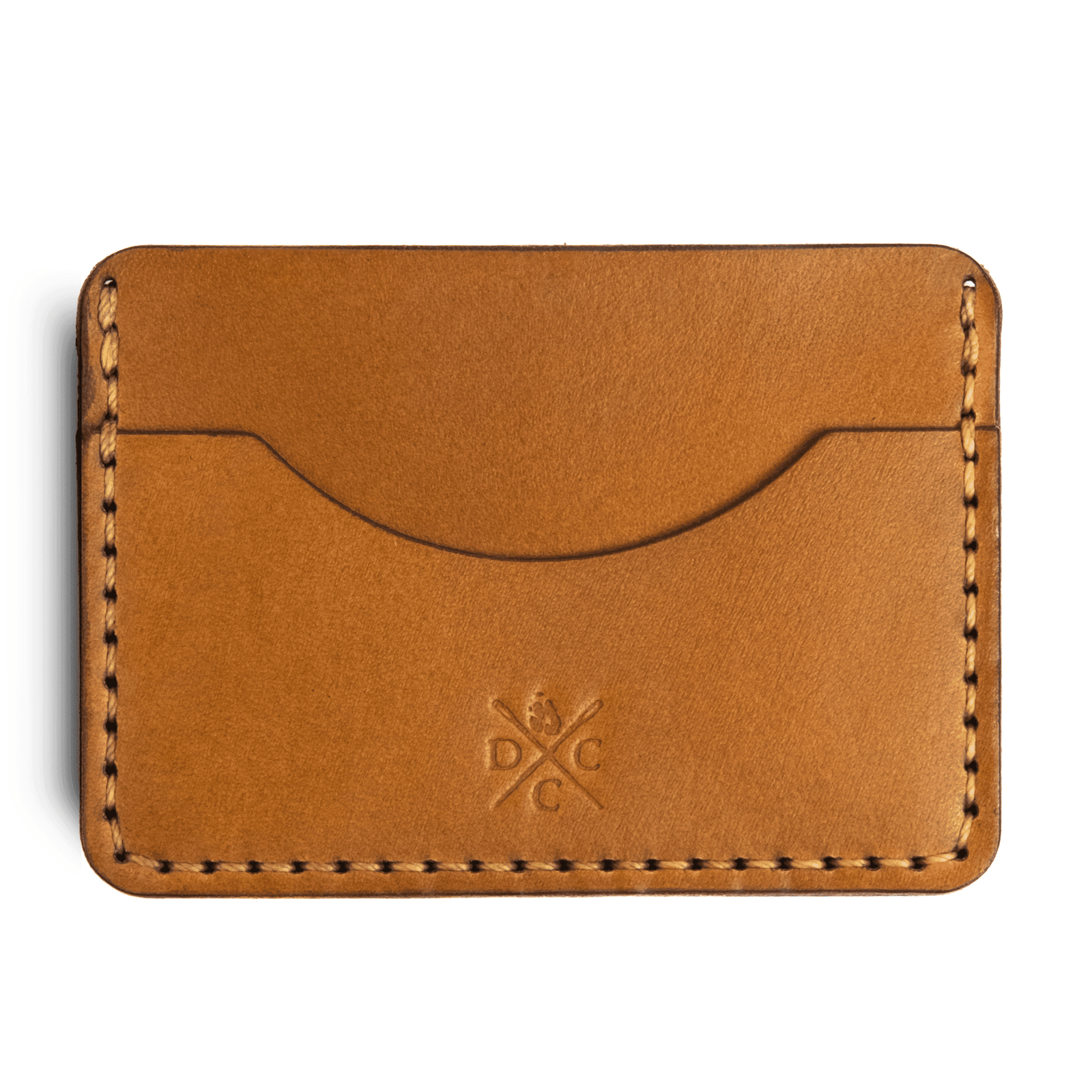Carteira de Couro Minimalista No.3 Savana, vista frontal – DANTE Capelli