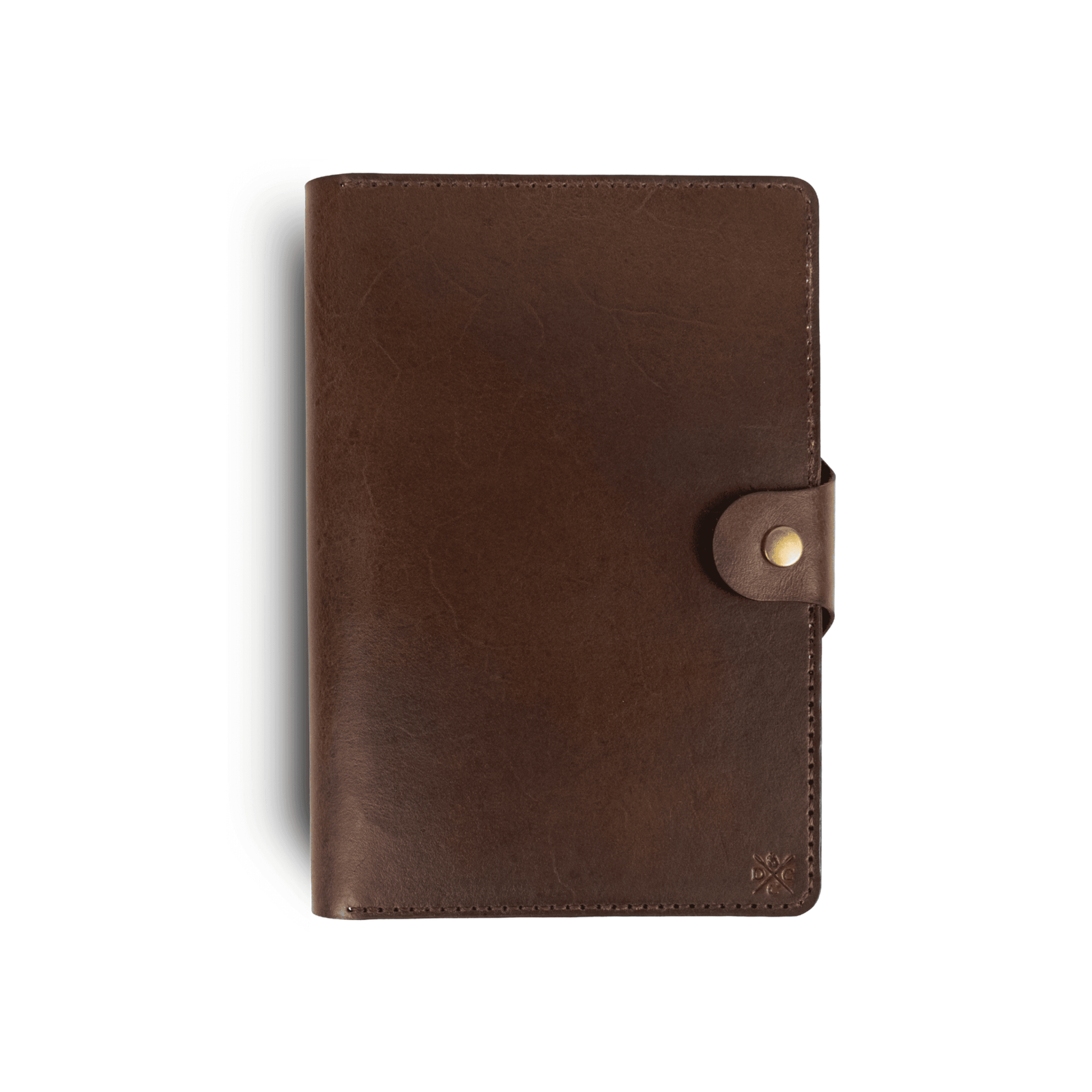 Case A5 Domus Couro Marrom, vista frontal – DANTE Capelli