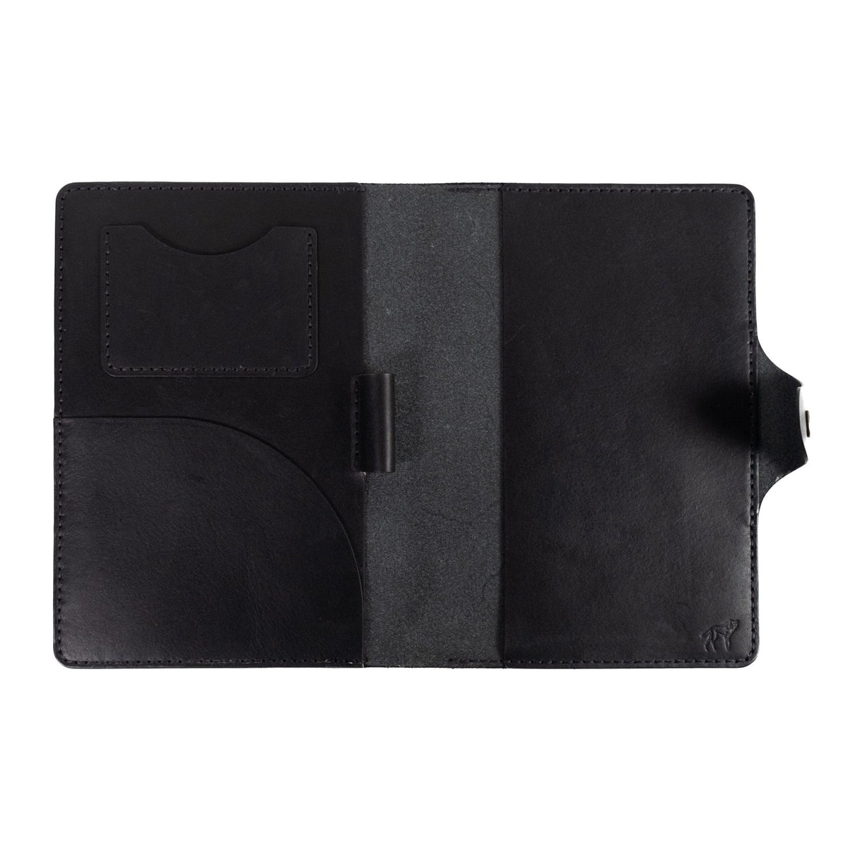 Case A5 Domus Couro Preto, vista interna aberta – DANTE Capelli