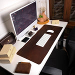Desk Pad de Couro Marrom, terceiro still – DANTE Capelli