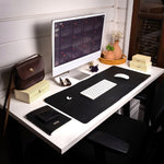 Desk Pad de Couro Preto, segundo still – DANTE Capelli