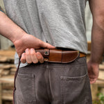 Faca Bushcraft DANTE Capelli, detalhe do cabo e lâmina – DANTE Capelli