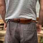 Faca Bushcraft DANTE Capelli, vista lateral da bainha – DANTE Capelli