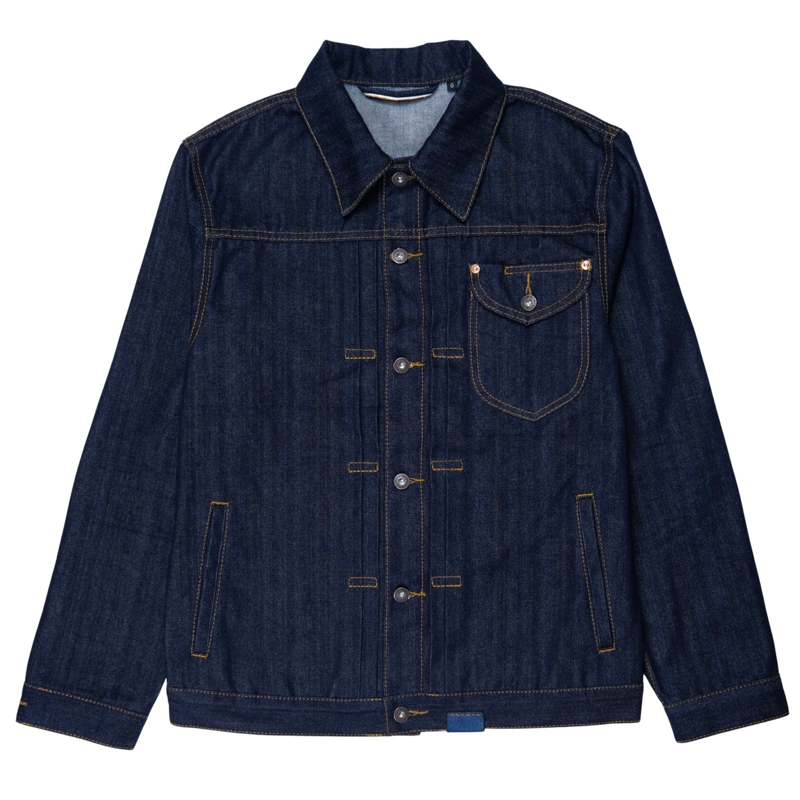 Jaqueta Jeans Selvedge Ukon Couro Himeji | DANTE Capelli
