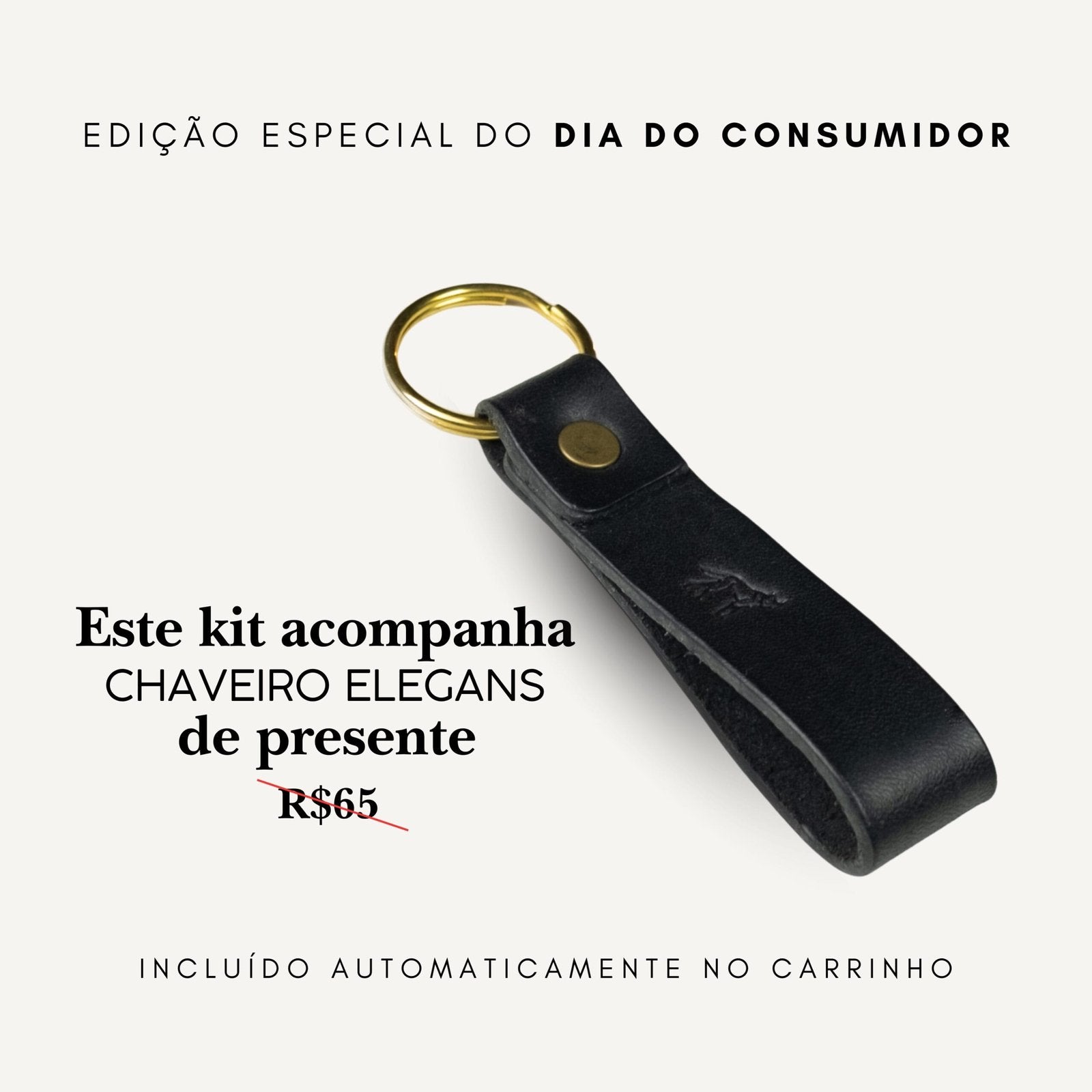 Banner promocional do Kit SARA Preto Carteira e Cinto – DANTE Capelli