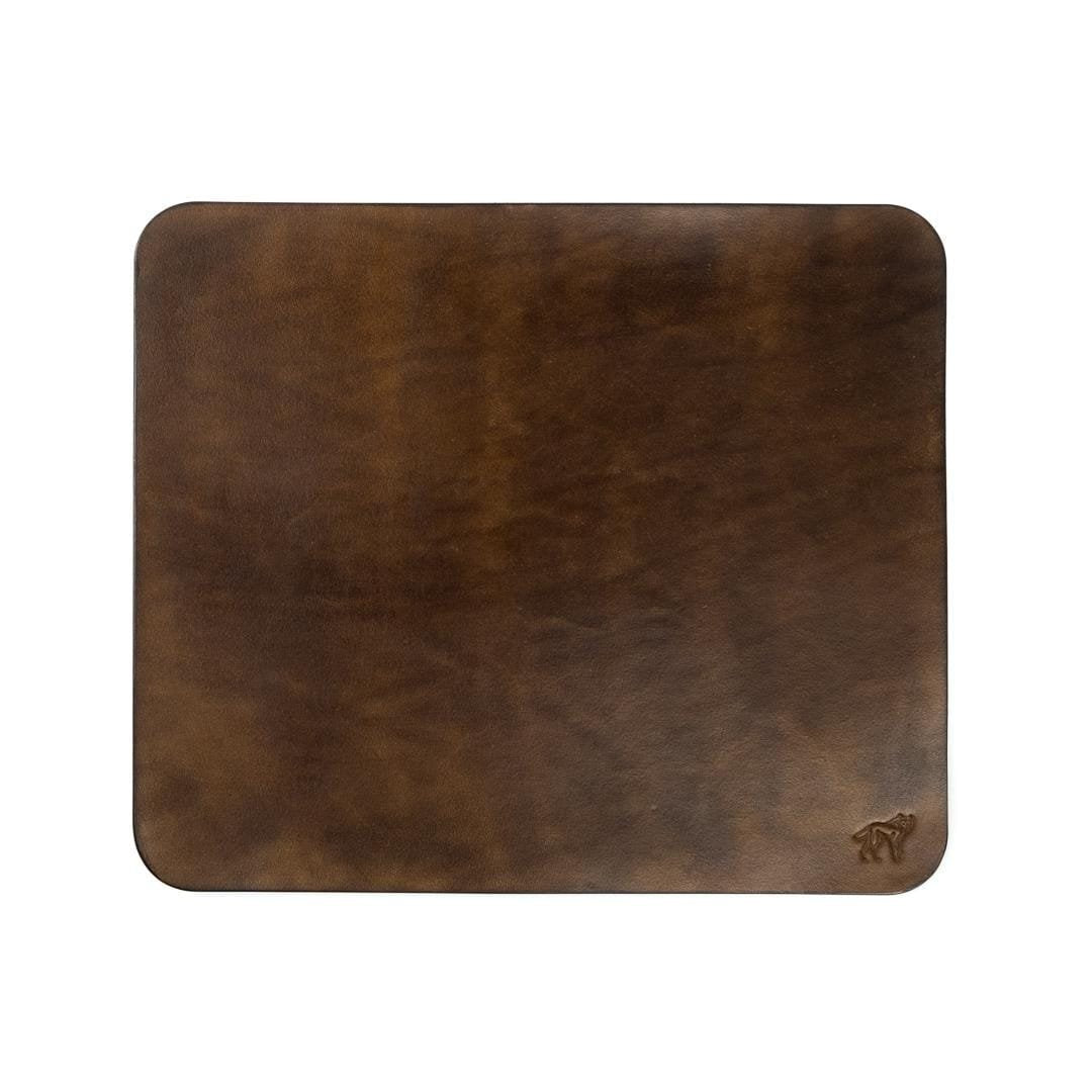 Mouse Pad de Couro Marrom, segundo still – DANTE Capelli