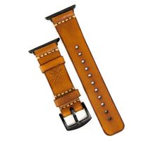 Pulseira de Couro Apple Watch Savana, vista frontal – DANTE Capelli