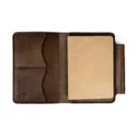 Carteira de Couro Notas de Campo Marrom