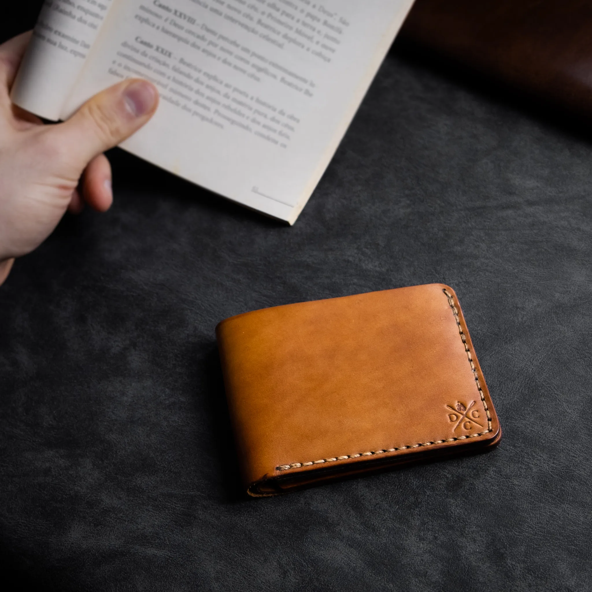 Carteira de Couro Bifold No.7 Savana - Imagem 6