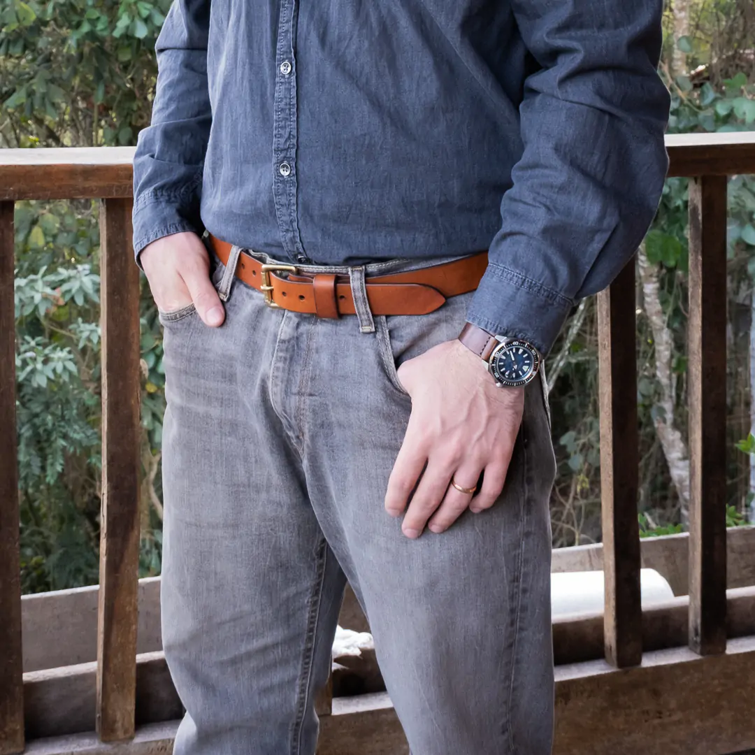 Cinto de Couro 1.25" Savana - Imagem 3