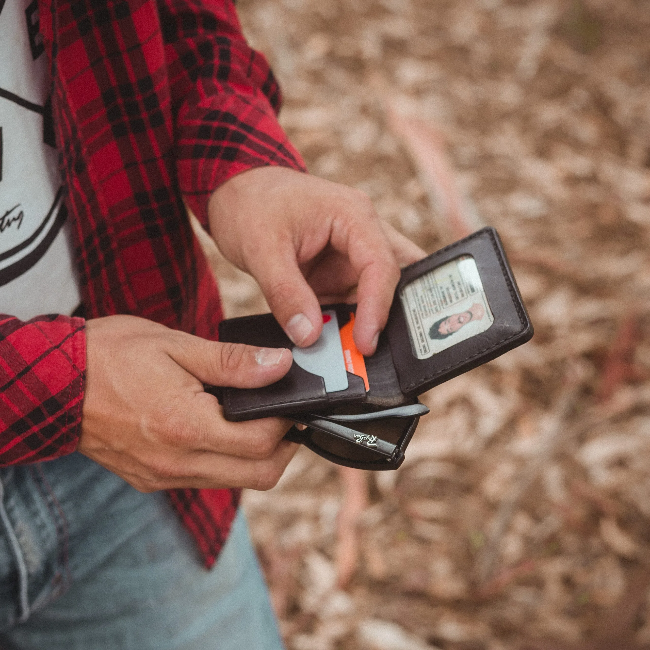 Carteira de Couro No.4 Preta - Imagem 3