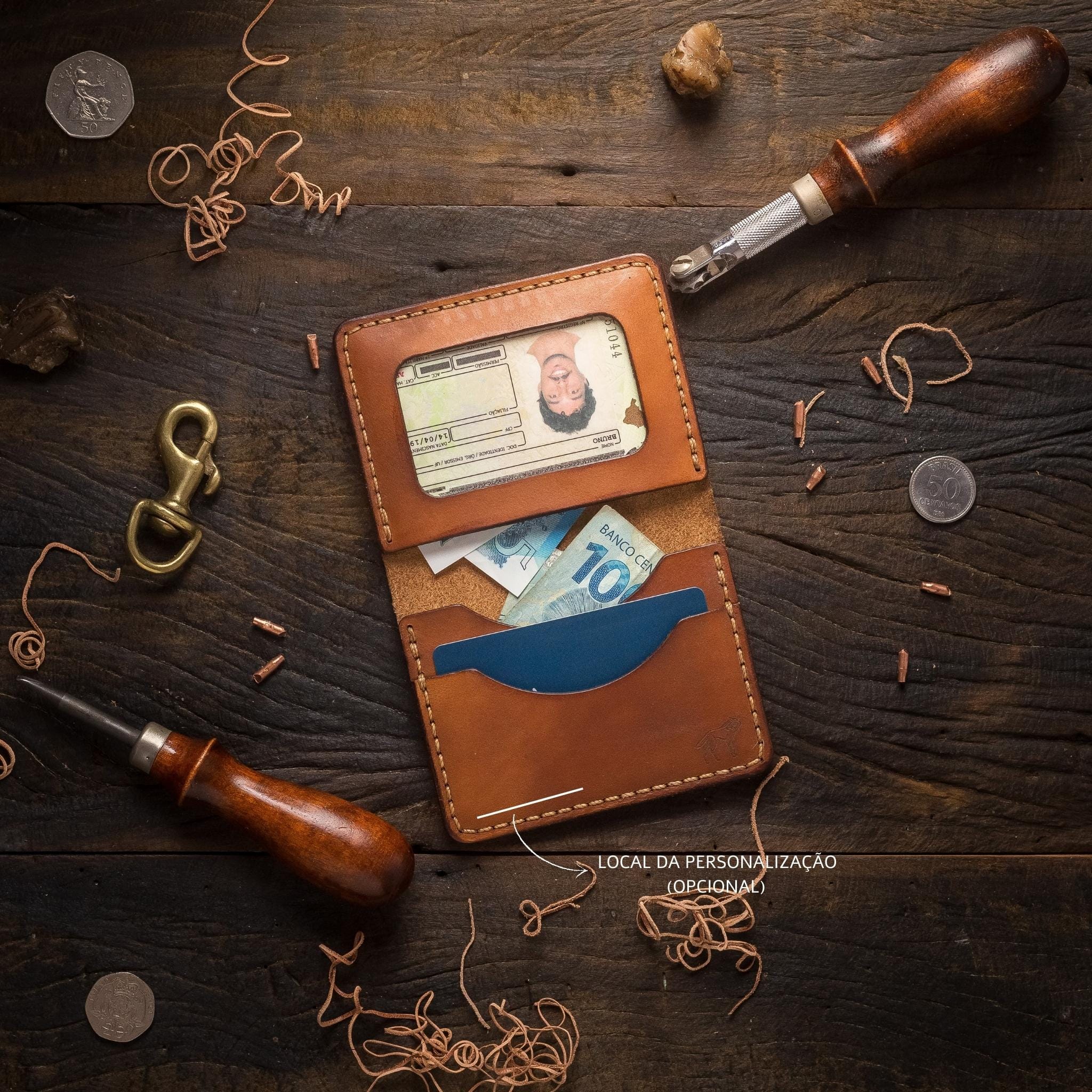 Carteira de Couro No.4 Havana - Imagem 5