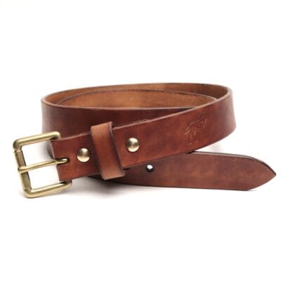Cinto de Couro 1.25″ Havana