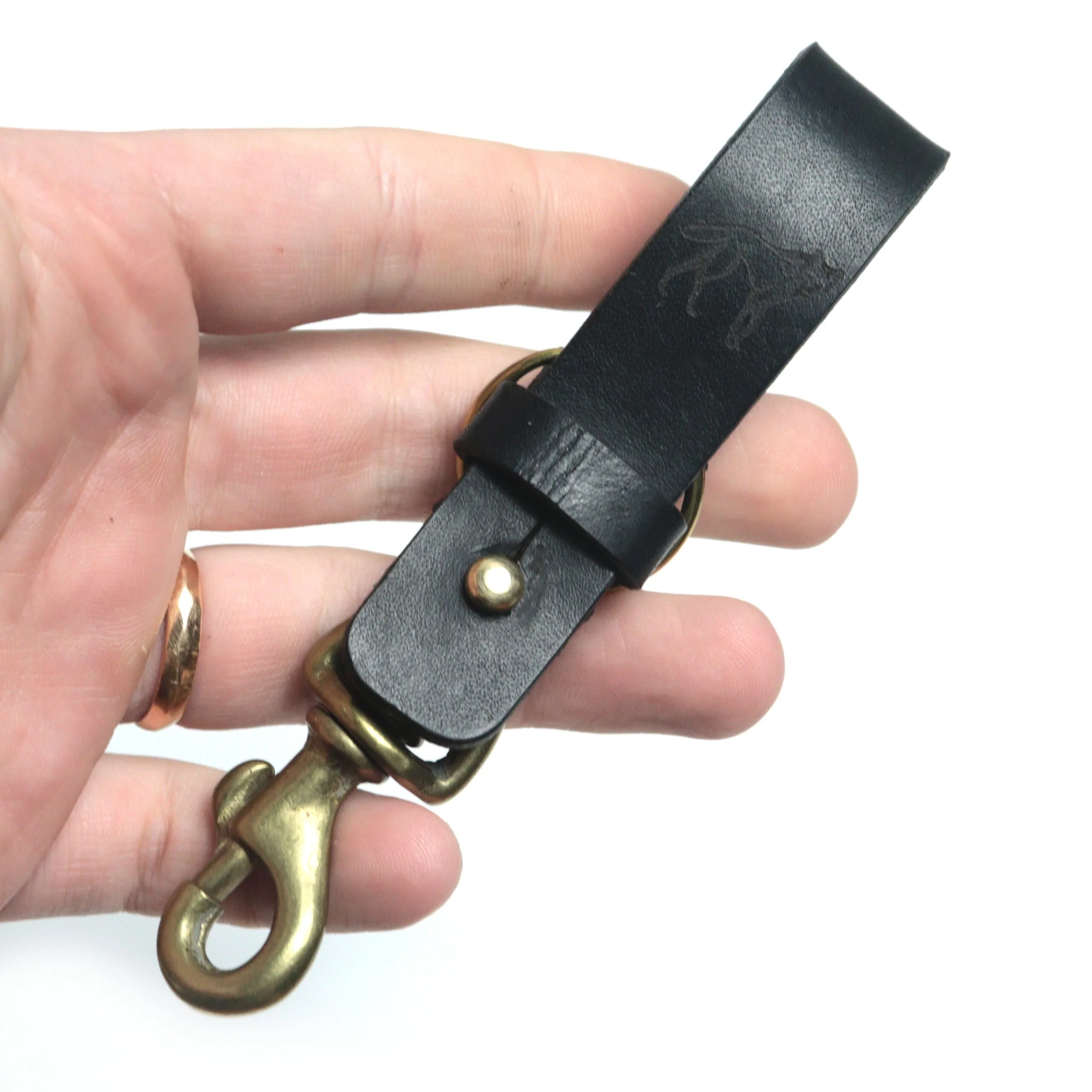 Chaveiro de Cinto Latão Preto - Imagem 2