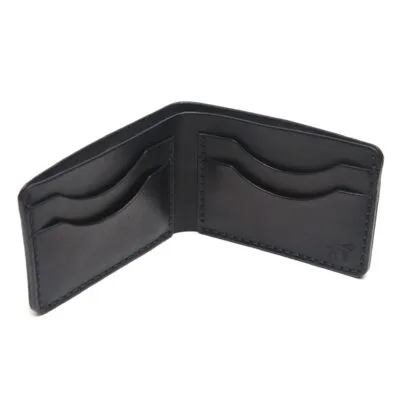 Carteira de Couro Bifold NO.5 Preta