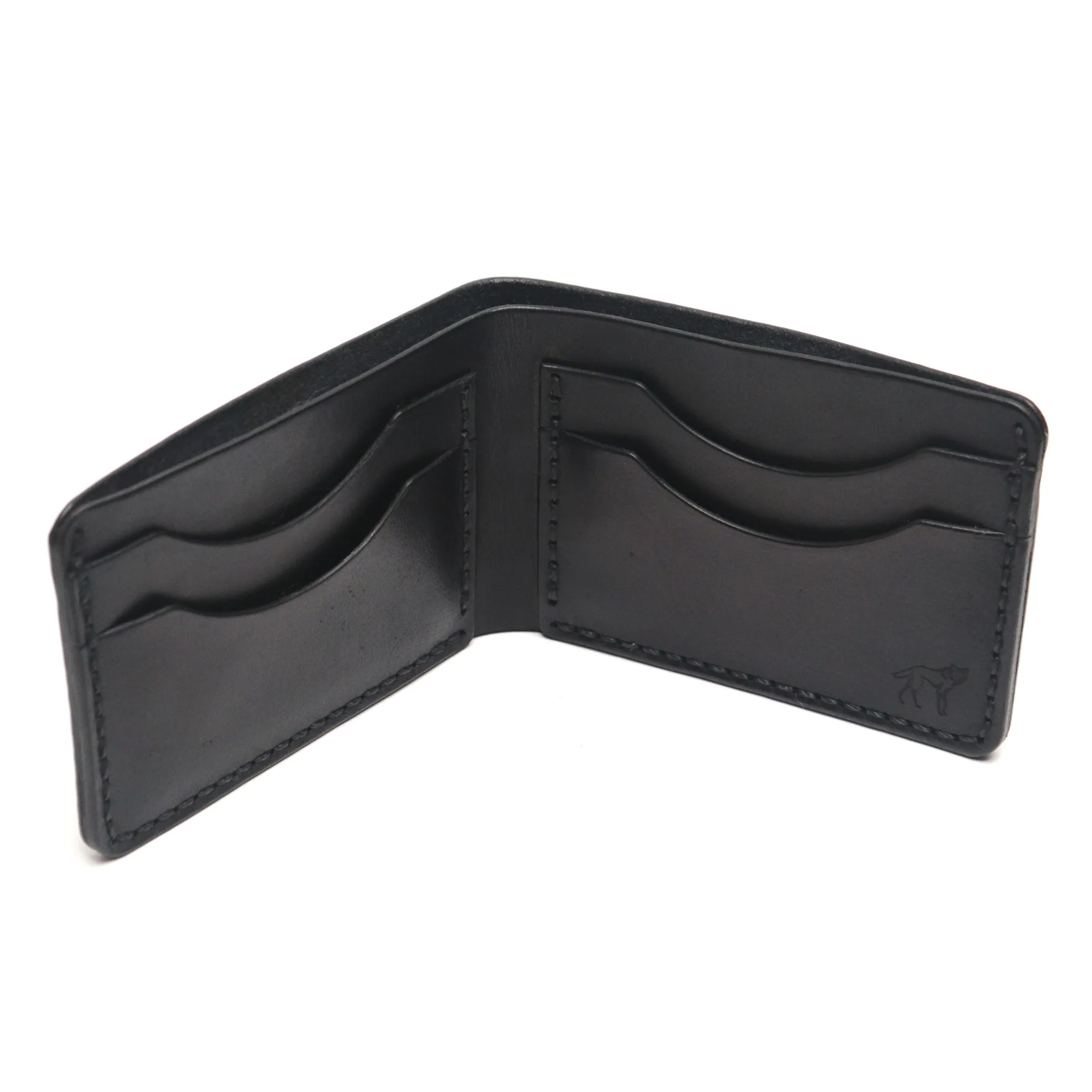 Carteira de Couro Bifold NO.5 Preta - Imagem 2