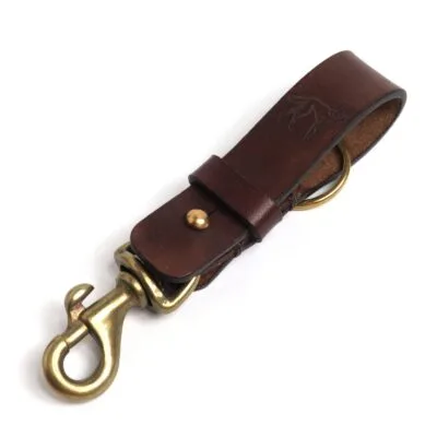 Chaveiro de Cinto Latão Marrom