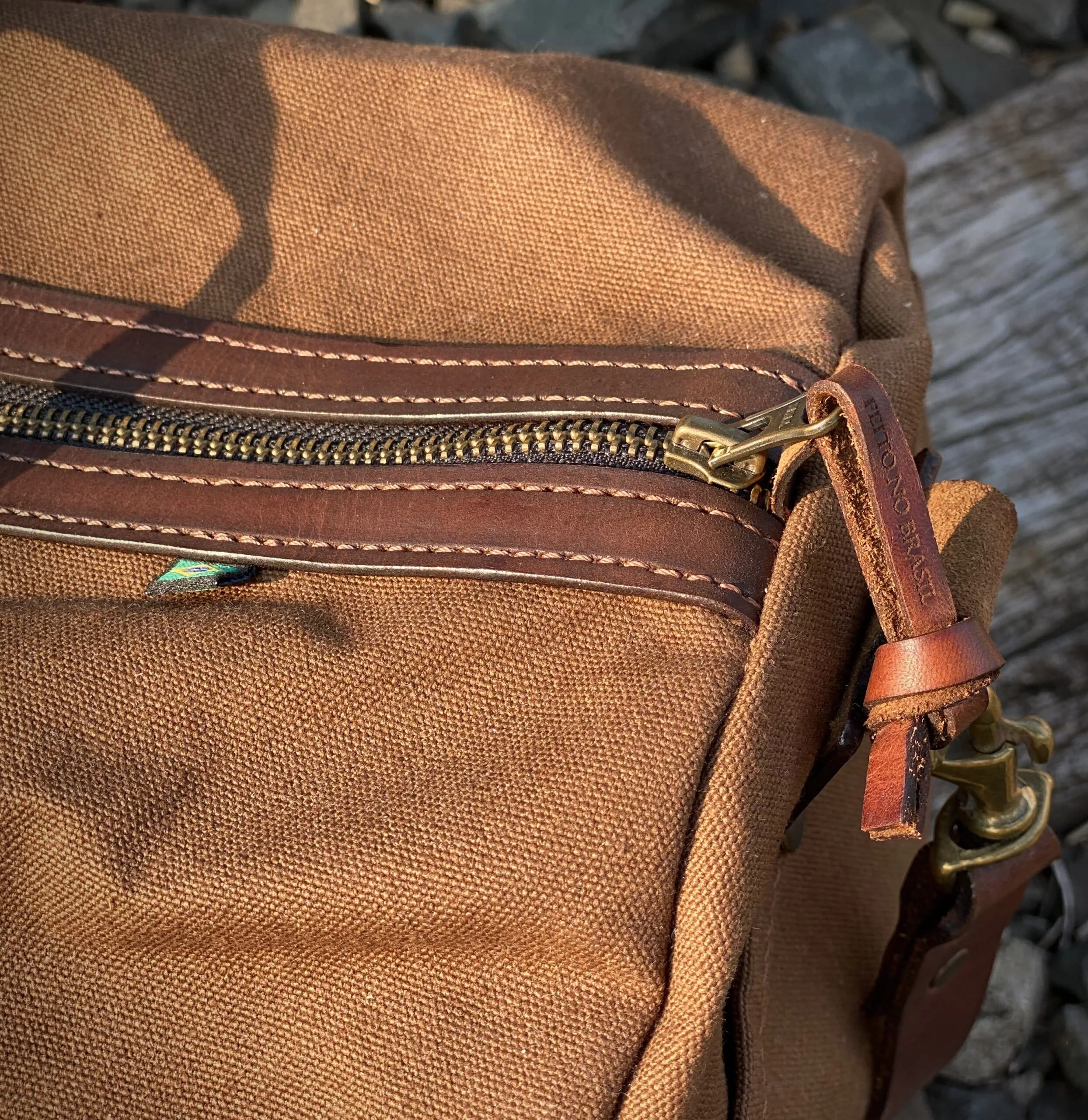 Mala Duffle Bandeirantes Marrom - Imagem 10