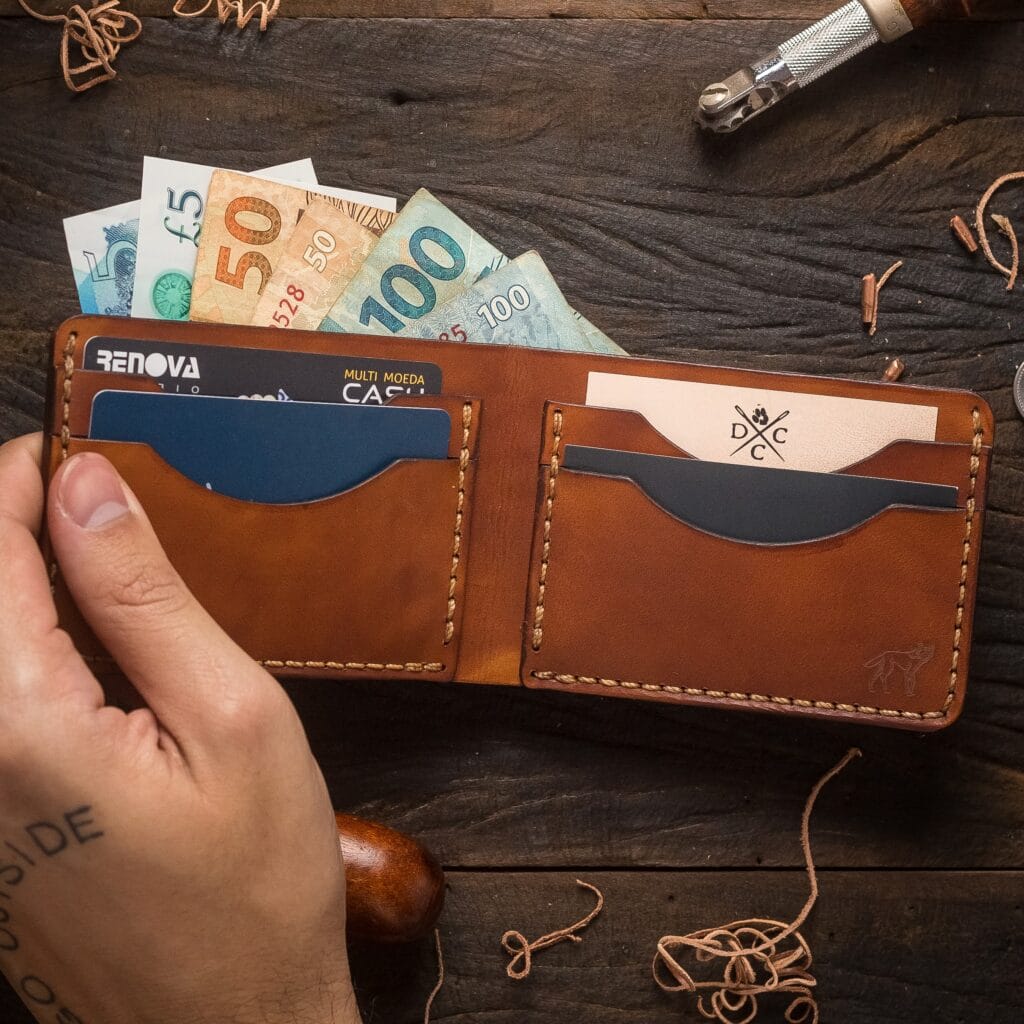 Carteira de Couro Bifold NO.5 Havana - Imagem 5