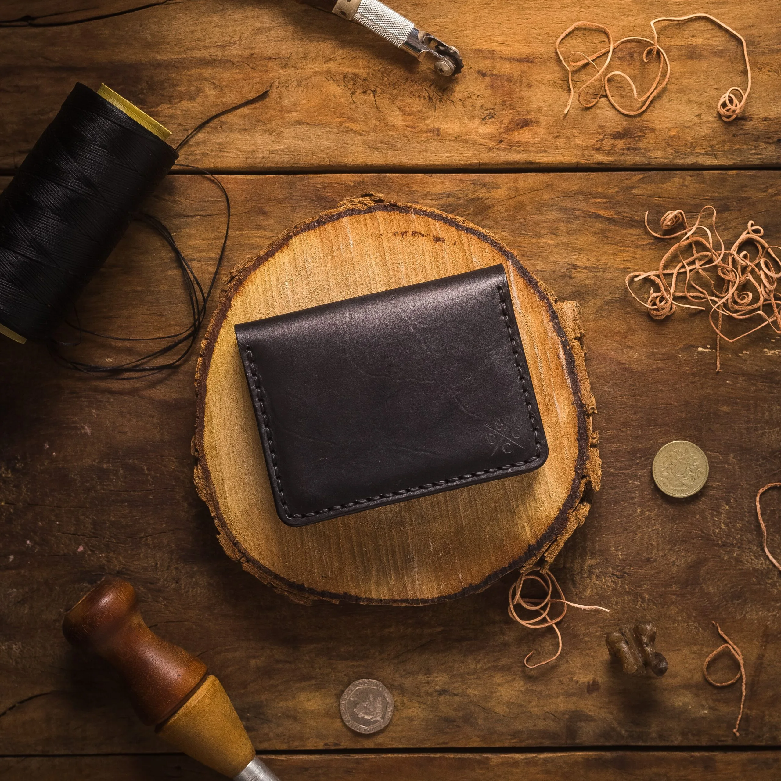 Carteira de Couro No.4 Preta - Imagem 6