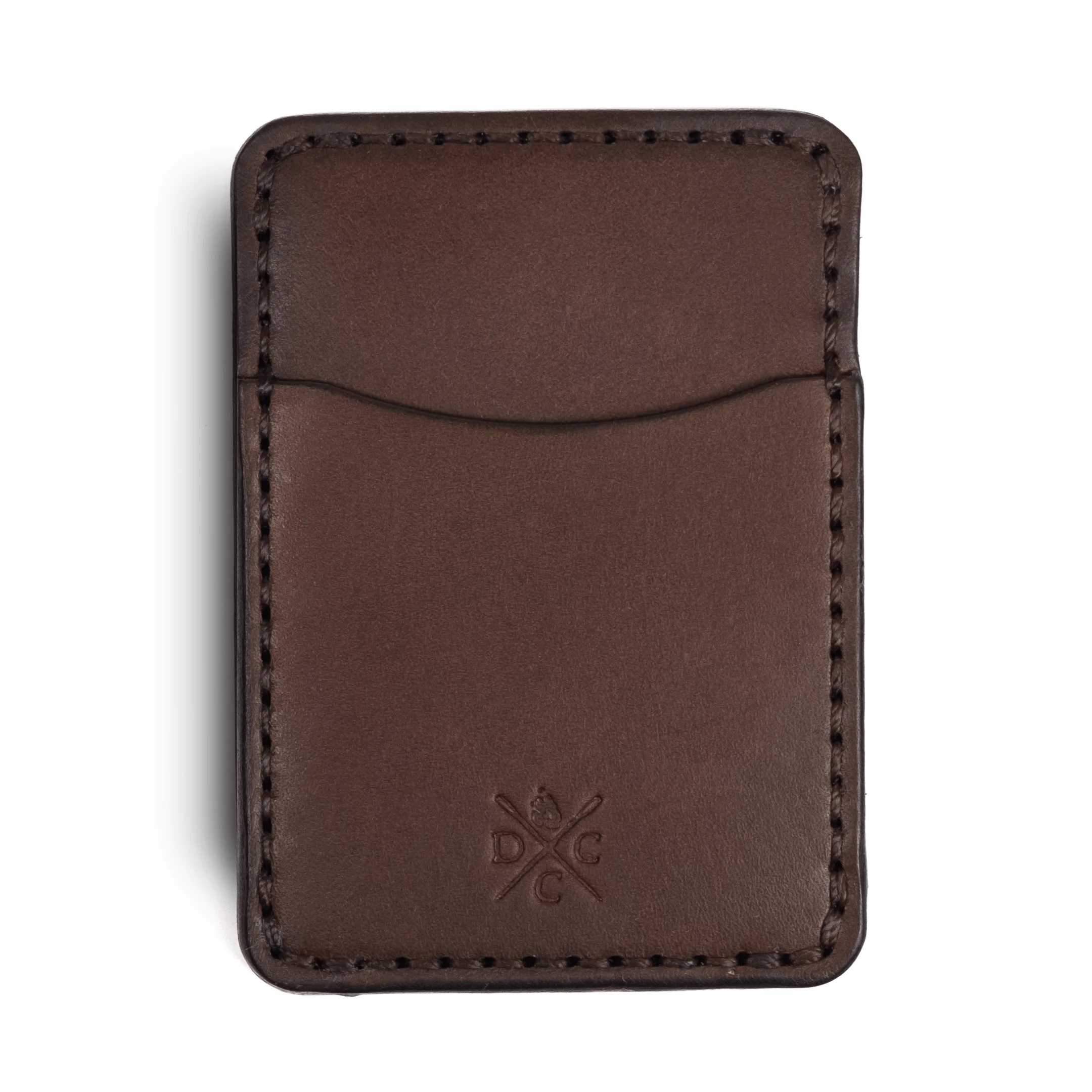 Carteira de Couro Vertical No.3 Marrom