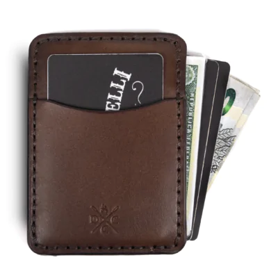 Carteira de Couro Vertical No.3 Marrom