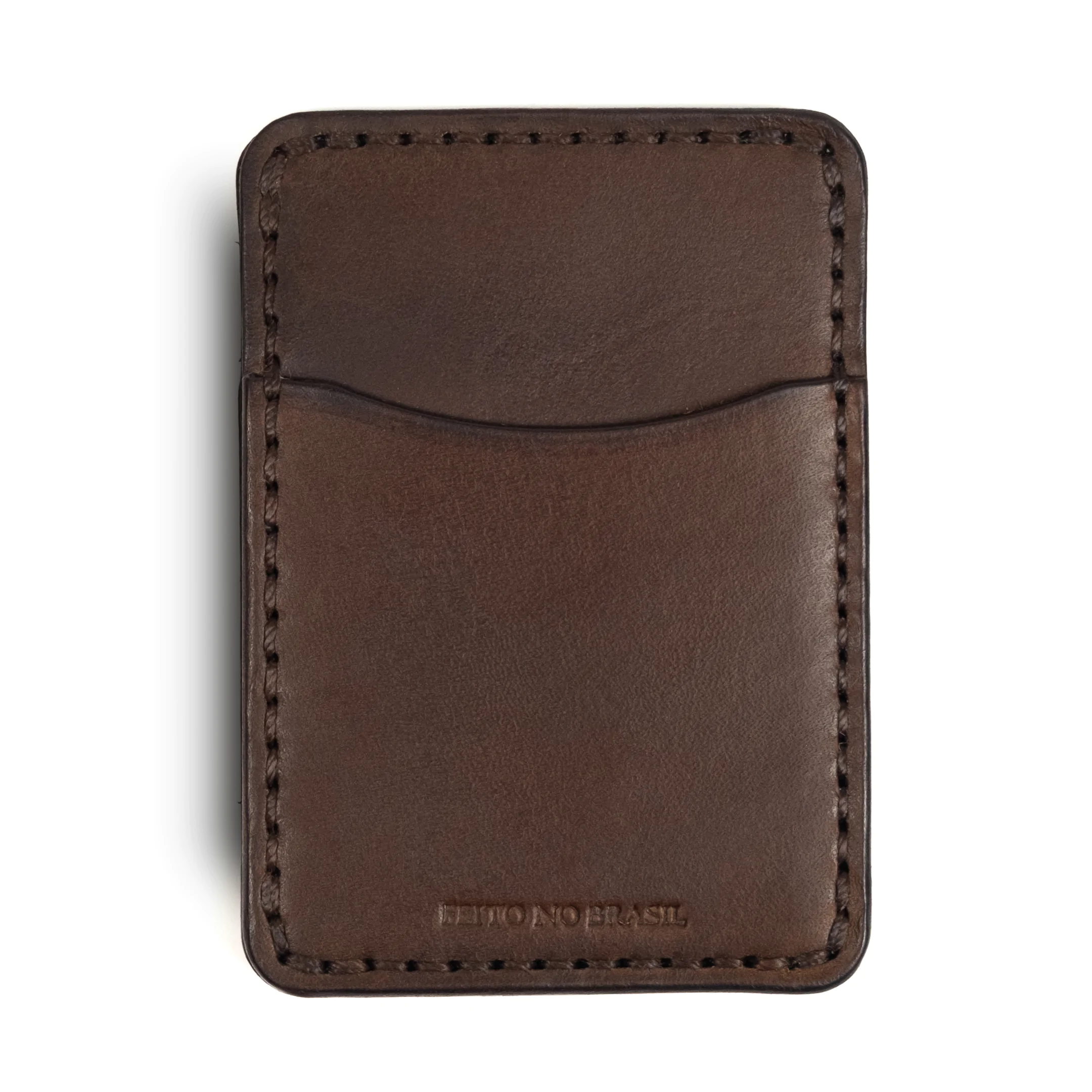 Carteira de Couro Vertical No.3 Marrom - Imagem 3
