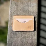 Carteira de Couro Minimalista No.3 Couro Cru