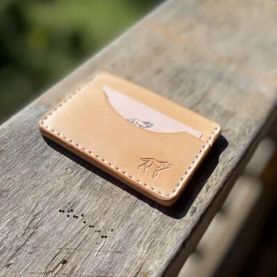 Carteira de Couro Minimalista No.3 Couro Cru