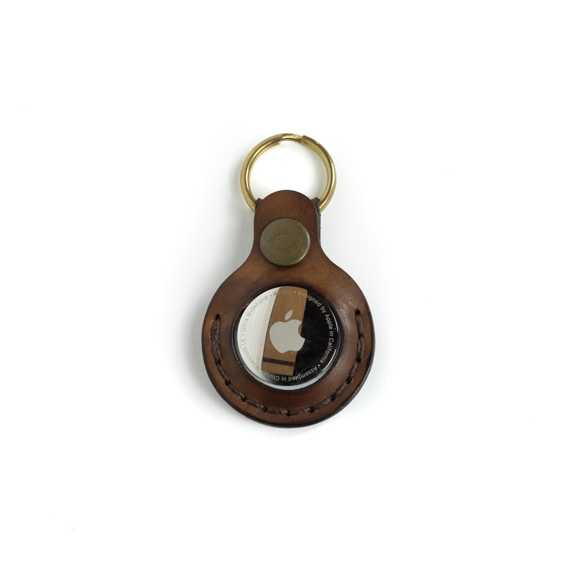 Chaveiro de Couro AIRTAG Marrom