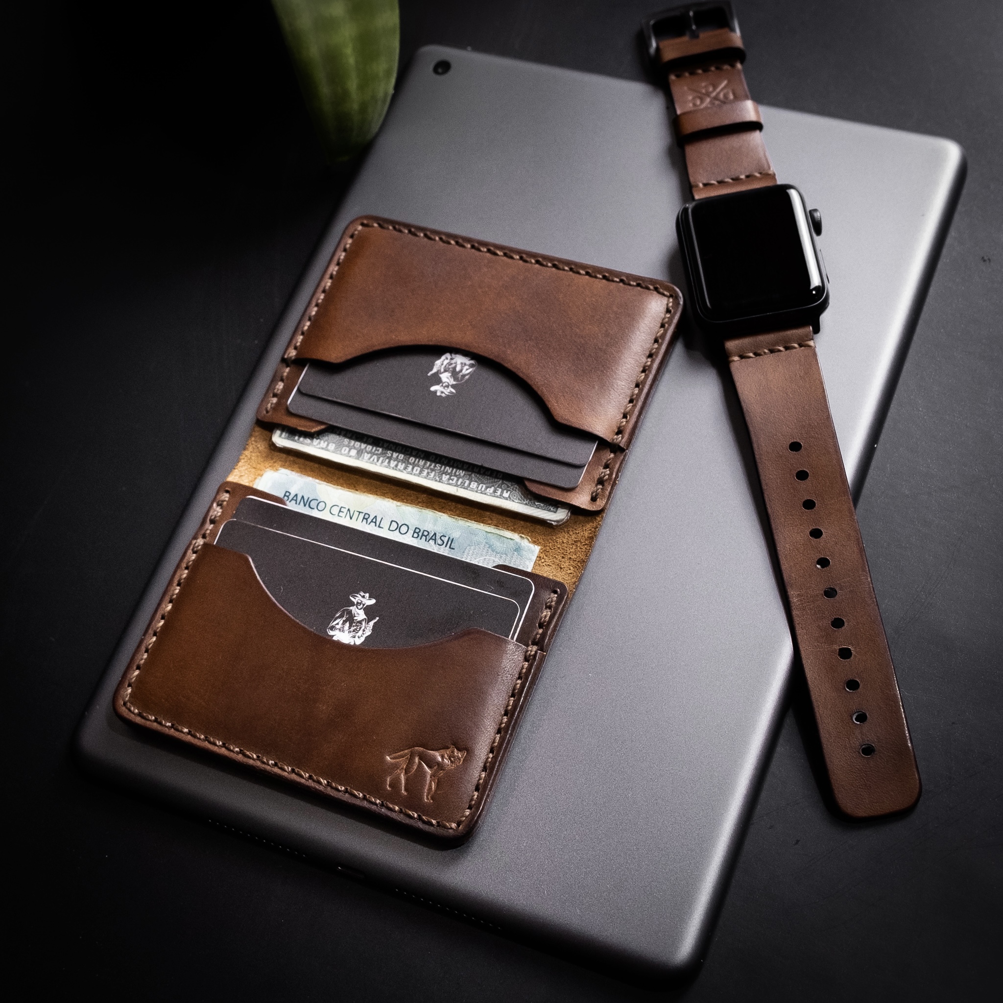 Pulseira de Couro Apple Watch Marrom - Imagem 7