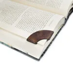 Kit 2 Marca Página de Couro Marrom