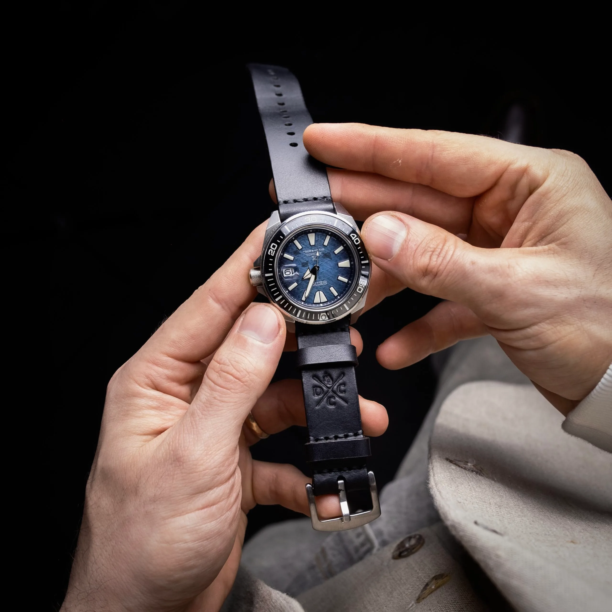 KIT 3 Pulseiras de Couro Relógio - Imagem 6