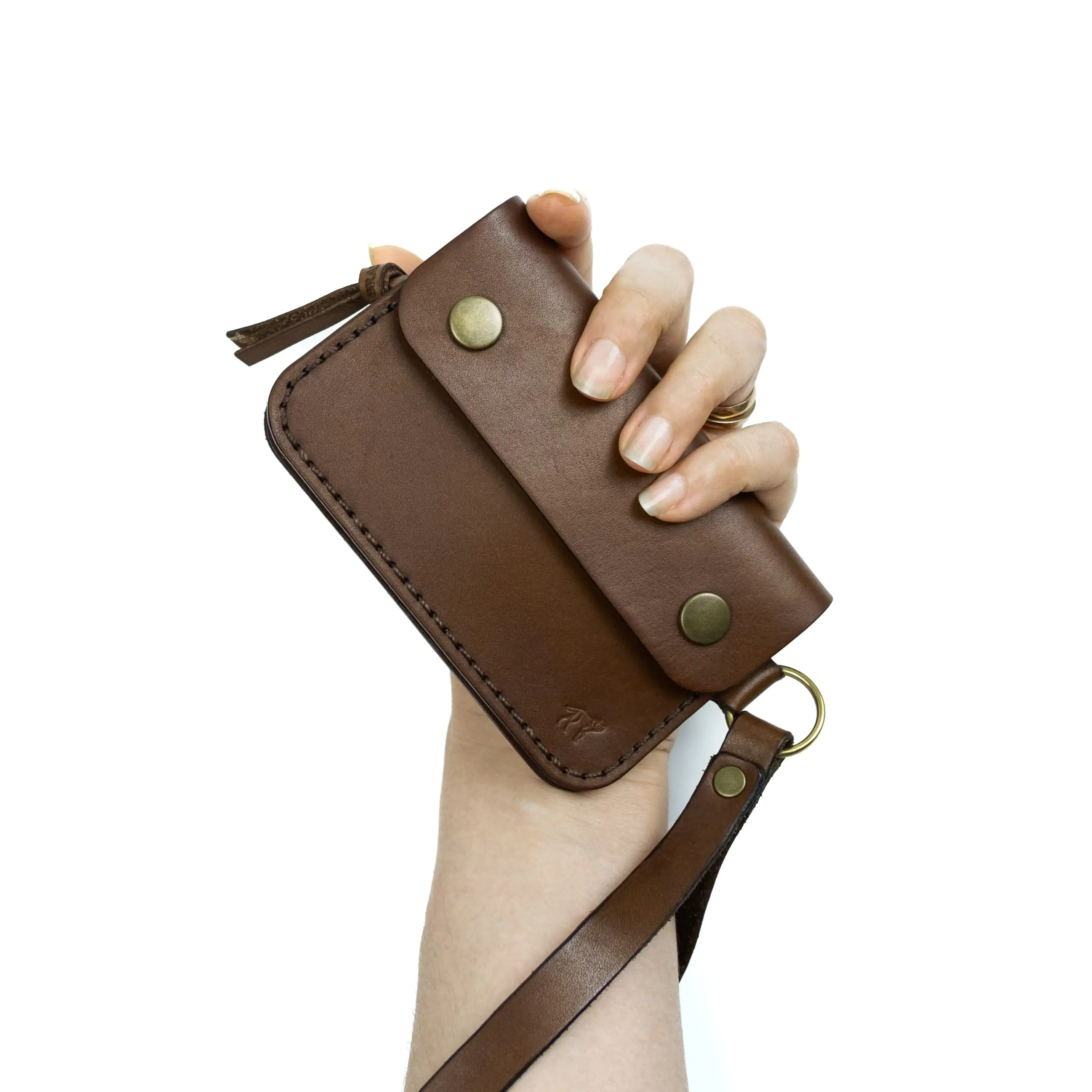 Carteira de Couro SARA Marrom - Imagem 9