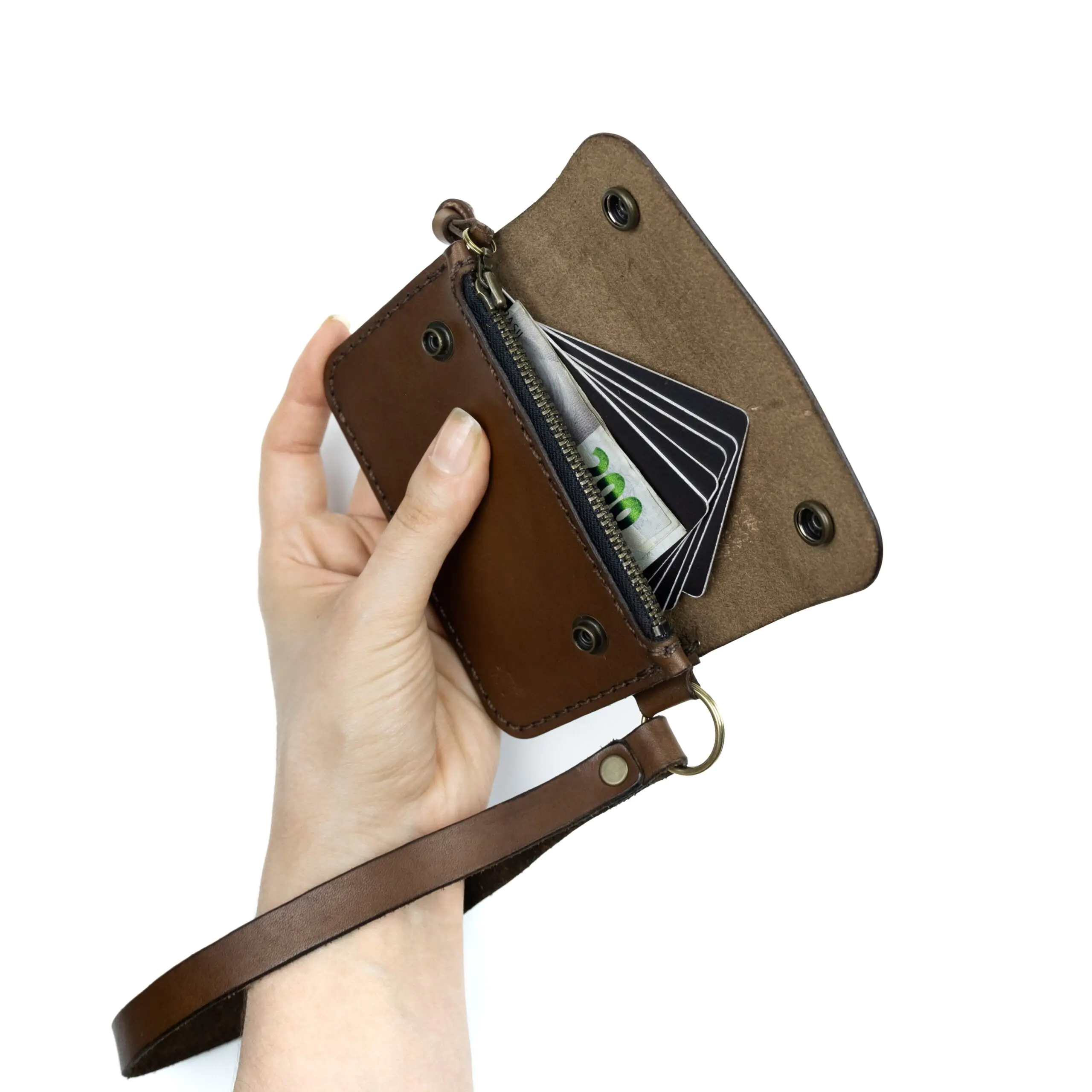 Carteira de Couro SARA Marrom - Imagem 12