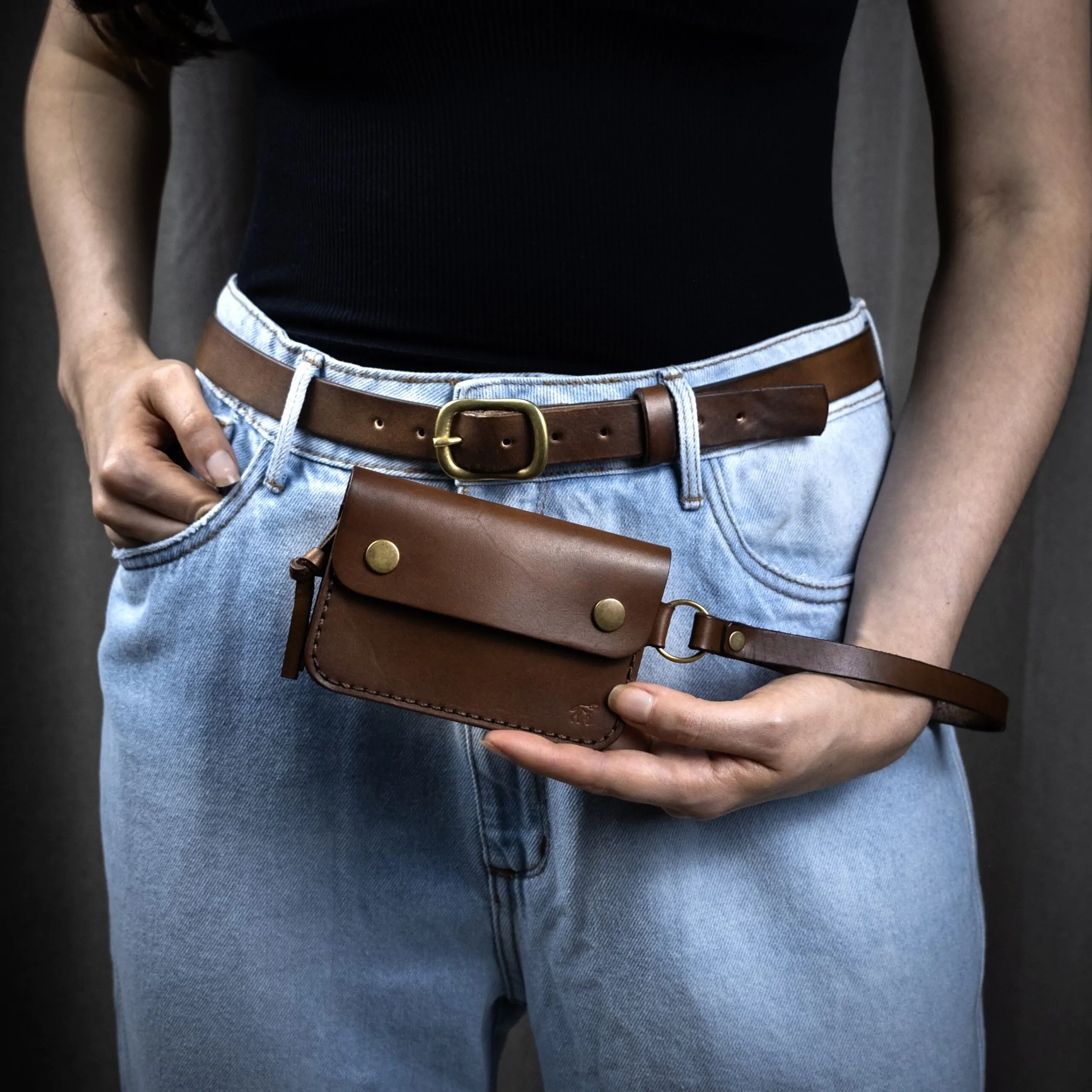 Carteira de Couro SARA Marrom - Imagem 7