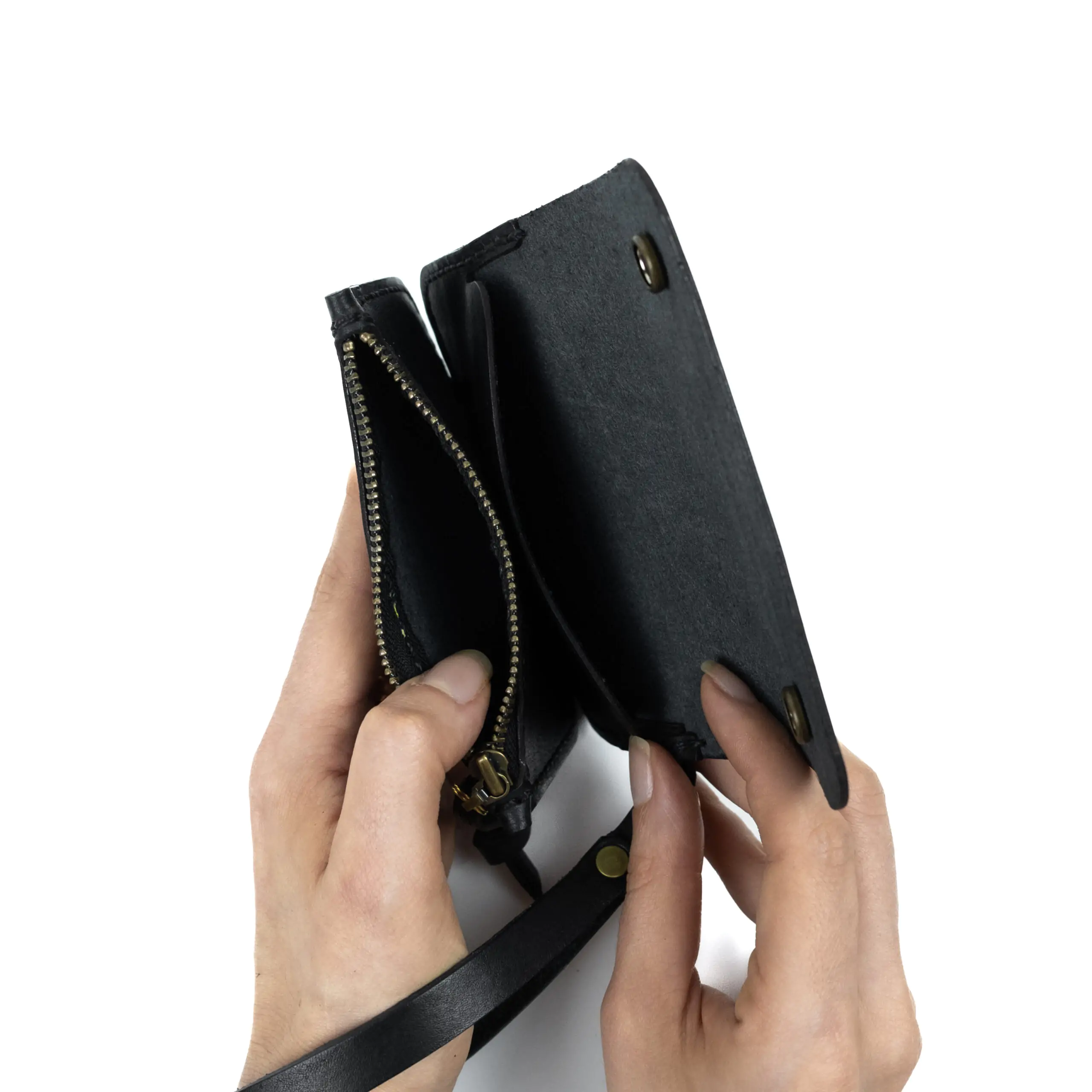 Carteira de Couro SARA Preta - Imagem 10