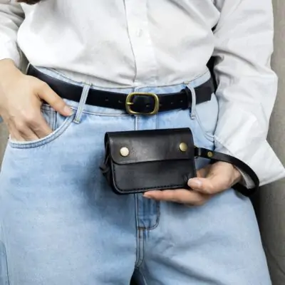 Carteira de Couro SARA Preta