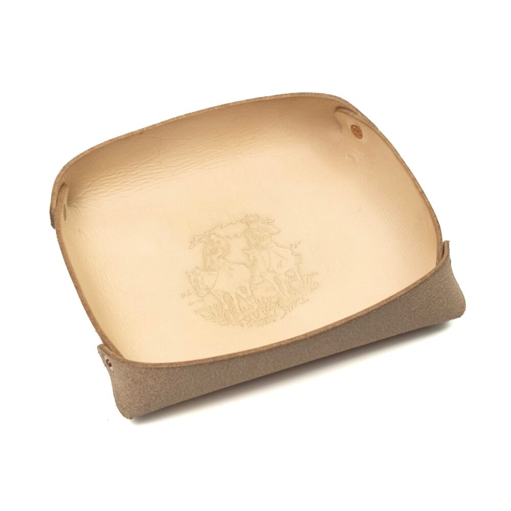 Organizador de Mesa em Couro Cru - Imagem 4