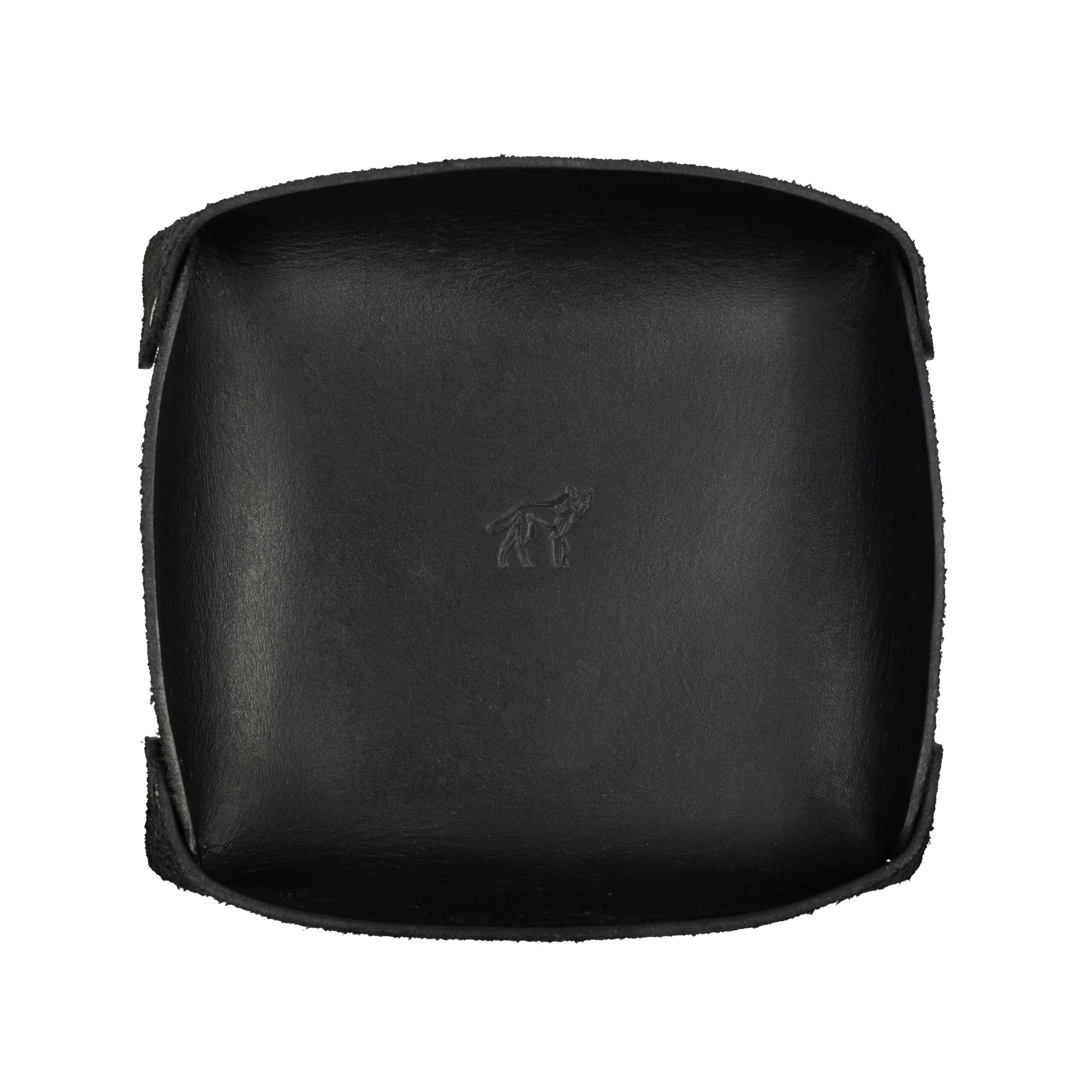 Organizador de Mesa em Couro Preto