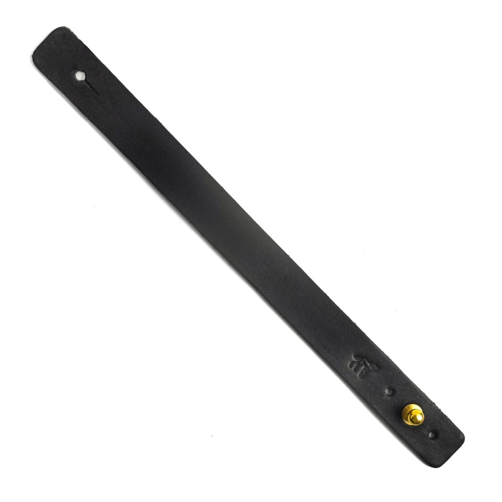 Bracelete de Couro Preto